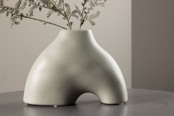 Vase \'Terni\' - Lys grå