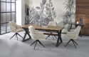 Spisebord \'Baron\' 200-350cm - Natur/sort