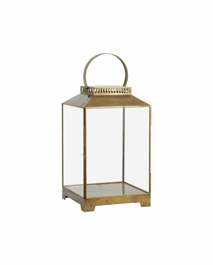 Stearinlys \'Bitra\' L - Messing/Glass i gruppen Rom / Stue hos Reforma (5916)