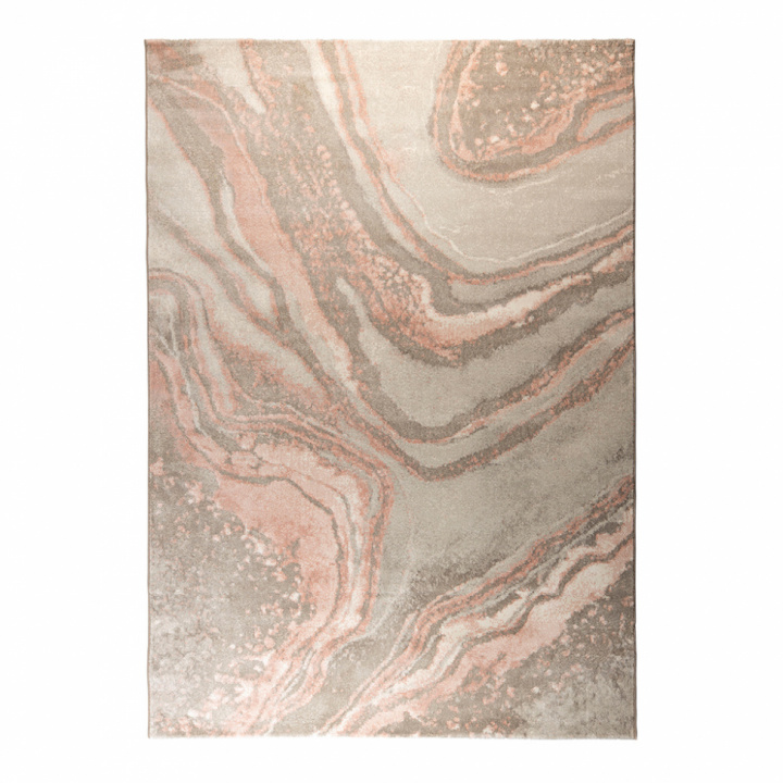 Teppe \'Sun\' 200x290 Grå/Rosa i gruppen Interiør / Tepper hos Reforma (6100050)