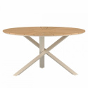 Spisebord \'Mexico\' rundt 140cm - Natur
