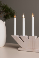 Adventslysestake \'Katrineholm\' - Hvit