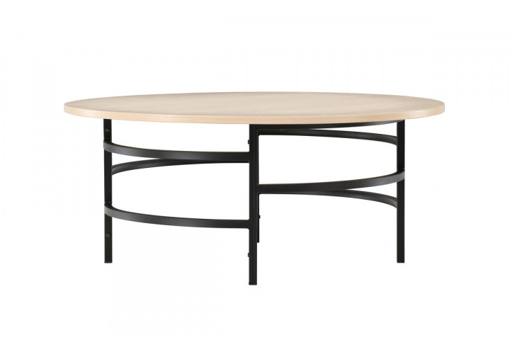 Salongbord \'Copenhagen\' 100x43cm - Hvitpigmentert/Sort i gruppen Møbler / Bord / Sofabord hos Reforma (62030-130)