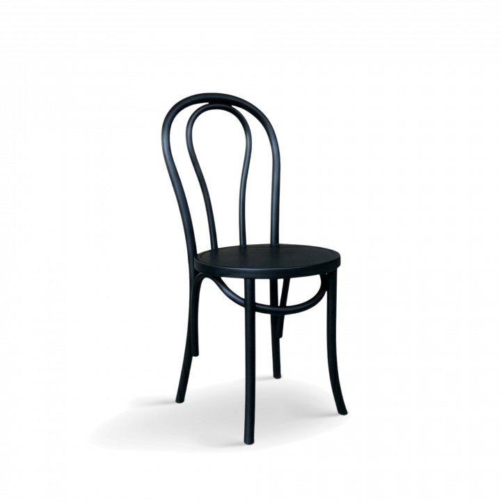 Stol 'Bistro' - Tre/Svart