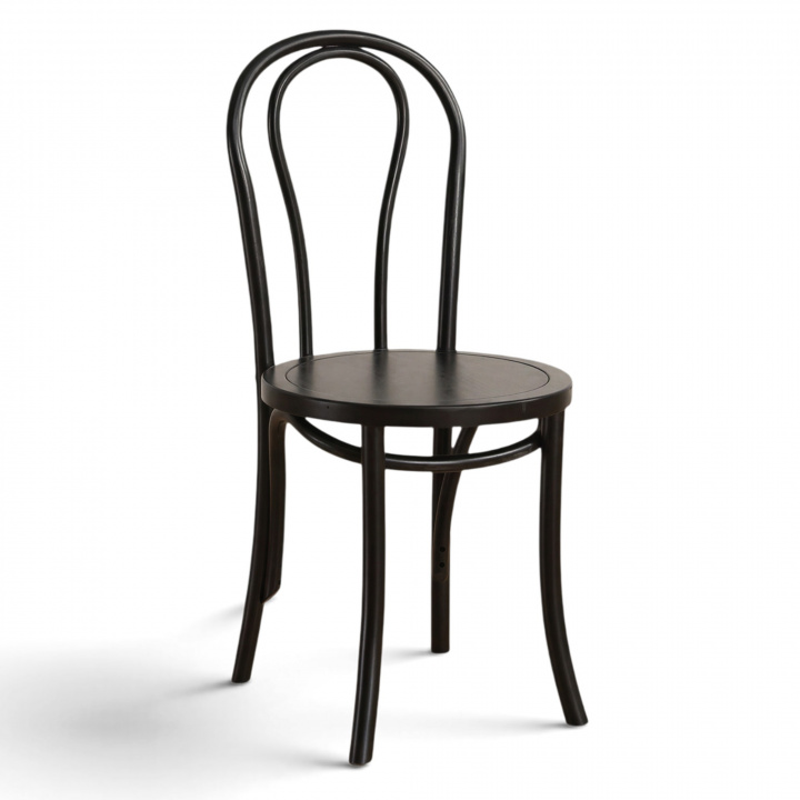 Stol 'Bistro' - Tre/Svart