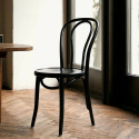 Stol \'Bistro\' - Tre/Svart