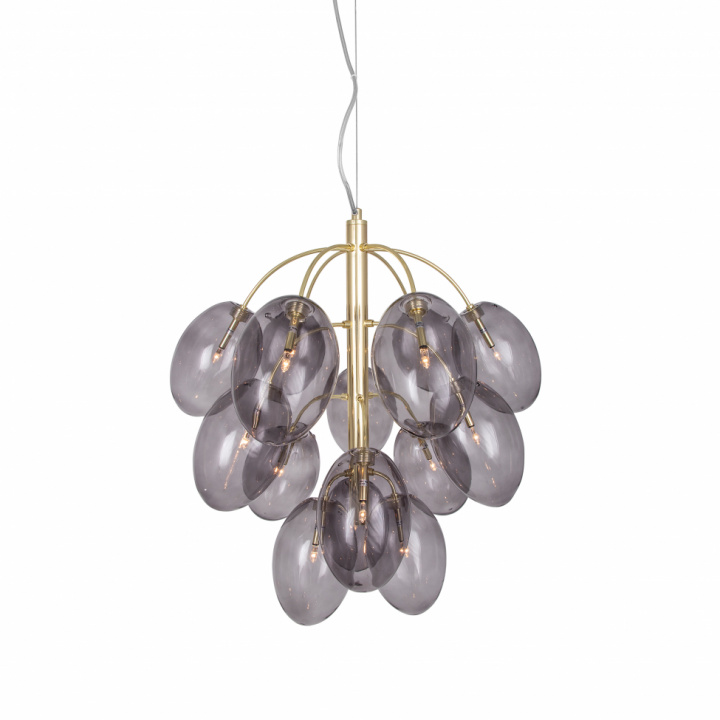 Taklampe \'Drops\' - Messing / Grå i gruppen Belysning / Lamper / Taklamper hos Reforma (658056)