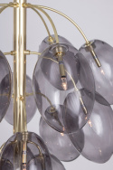 Taklampe \'Drops\' - Messing / Grå