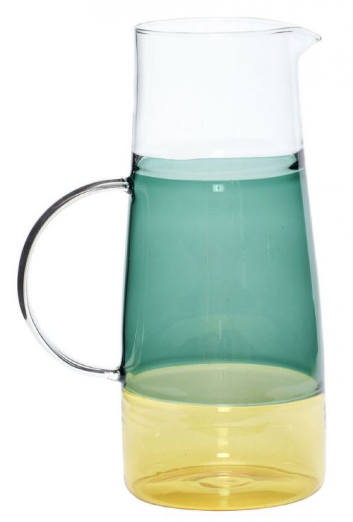 Kanne 'Amber' - Klar/Grønn/Gul