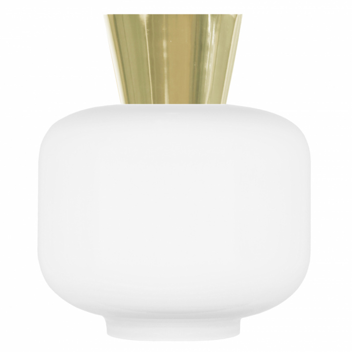 Taklampe 'Ceiling Ritz' - Hvit / Messing
