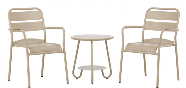 Kafésett 'Herrljunga' - Beige