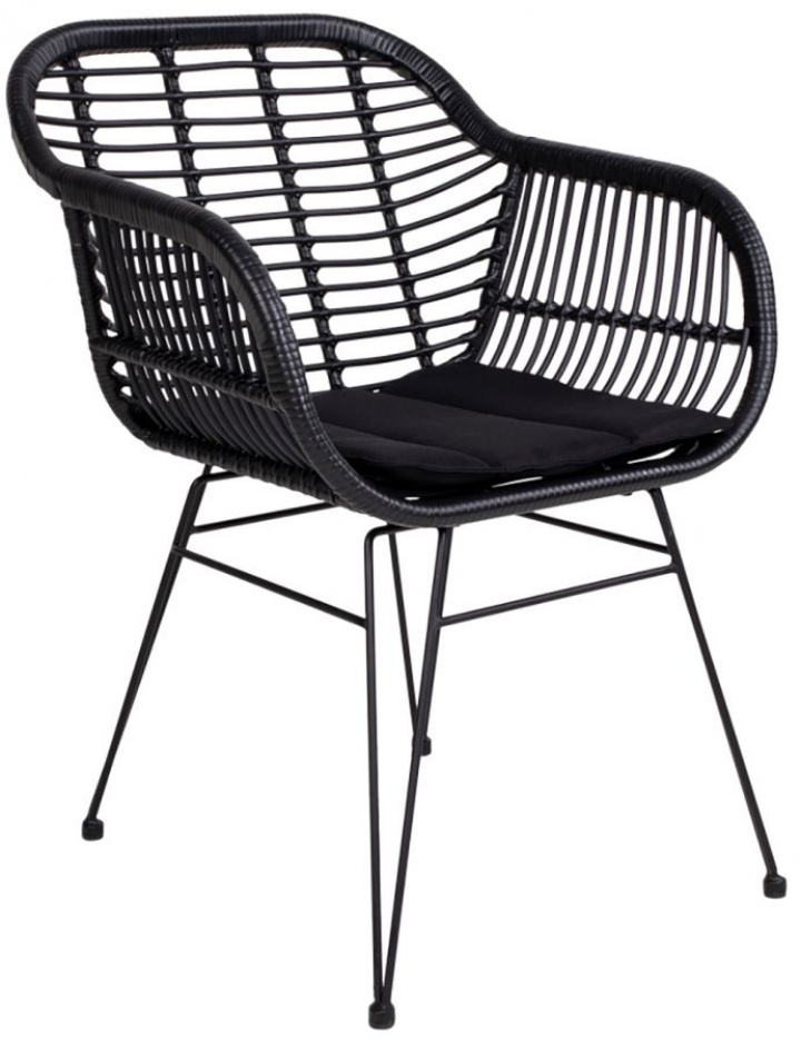 Lenestol 'Trieste' - Svart