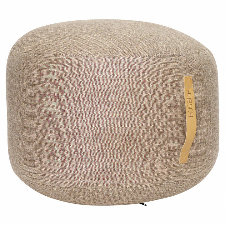 Puff - Begie med skinnhåndtak S i gruppen Møbler / Sofaer / Puffer og fotskamler hos Reforma (700804)