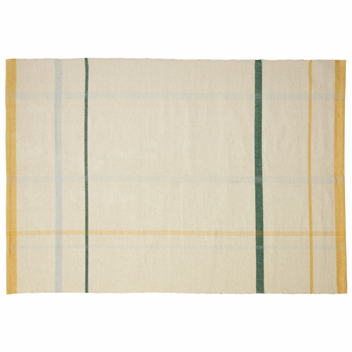 Teppe - Beige grønn gul