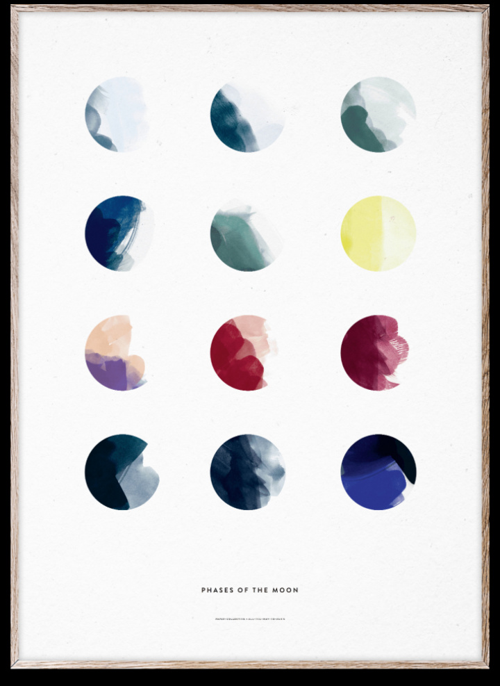 Plakat 'Moon Phases' 30x40 - Multi
