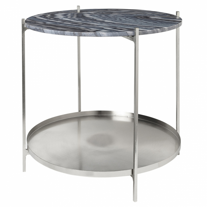 Brettbord 'Tristan' - Marmor / jern 50cm