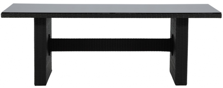 Spisebord 'Pudas' 200x100 cm - Svart