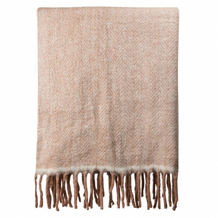 Pledd 'Lara' - Rosa / Ull