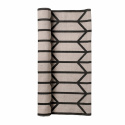 Gulvteppe - Svart / Sand 60 x 120