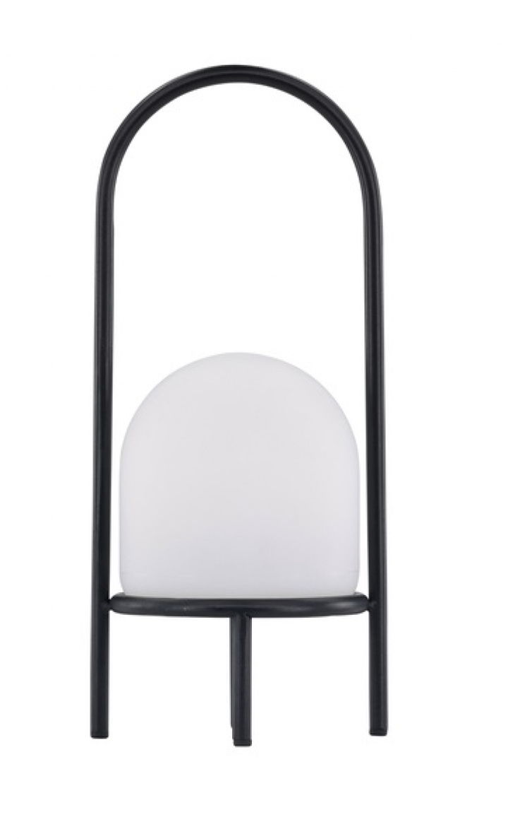 Bordlampe 'Nanterre' 43cm - Svart