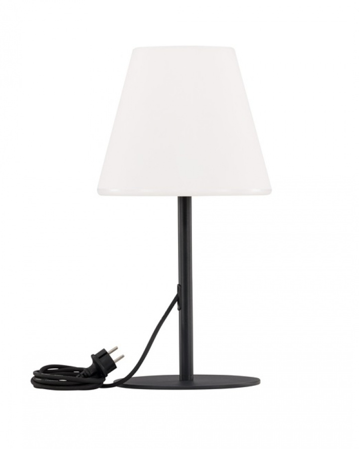 Bordlampe 'Rouen' - Svart