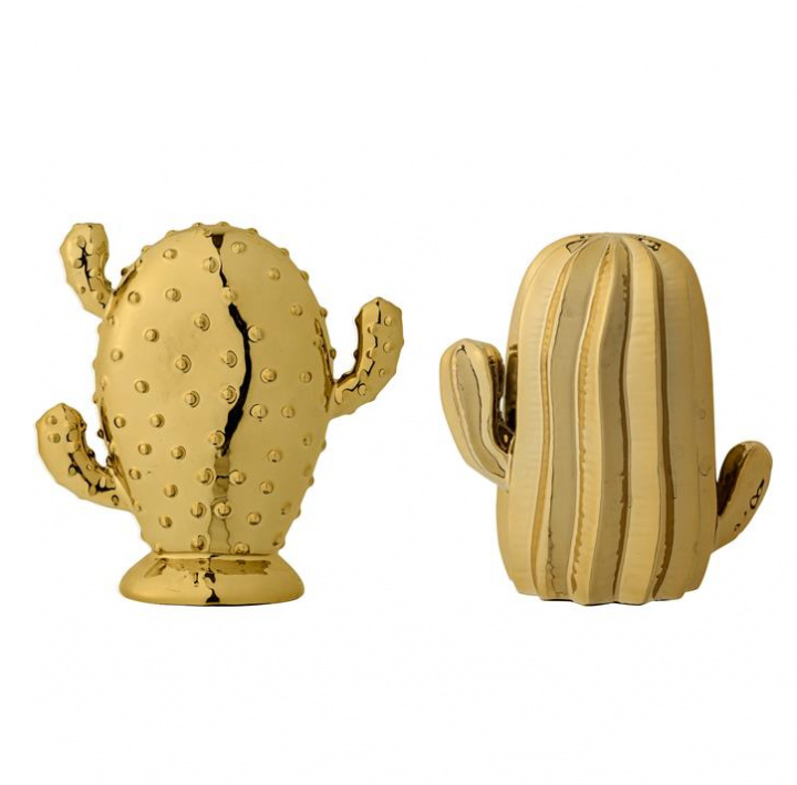 Kaktus 2 stk - Gull - Bloomingville
