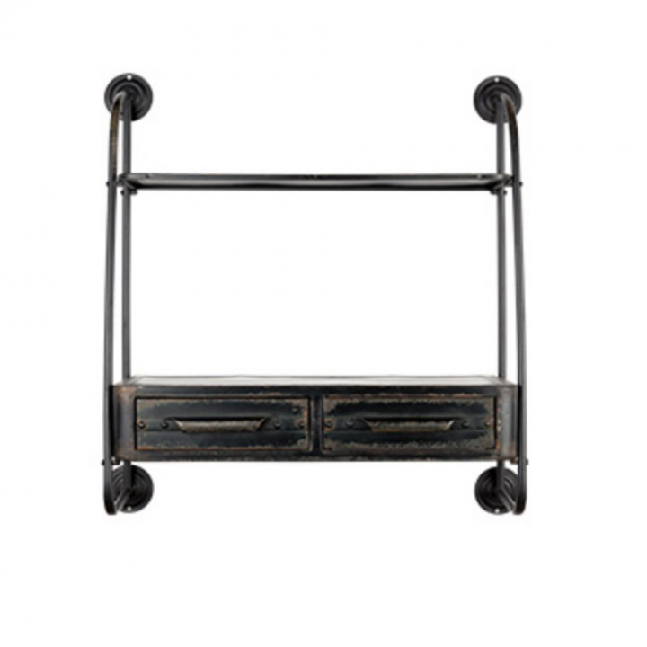 Vegghylle 'Feng' - Jern / Patina