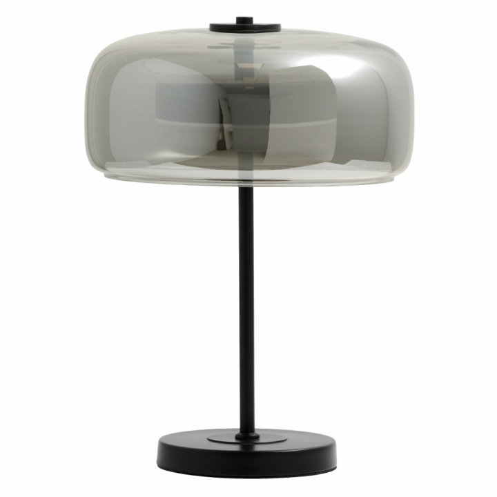 Bordlampe 'Irish' - Grå / sølv