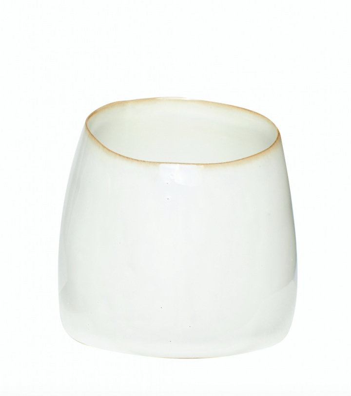 Liten gryte - Hvit - Hubsch