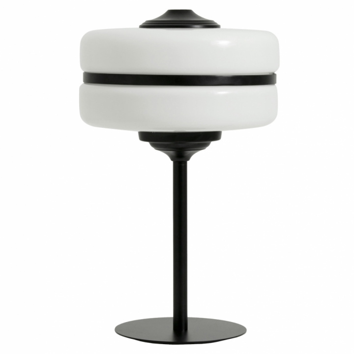 Bordlampe 'Stander' - Hvit / Svart