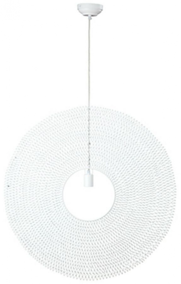 Taklampe 'Zoe' - Hvit 82cm