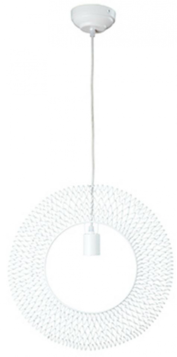 Taklampe 'Zoe' - Hvit 44cm