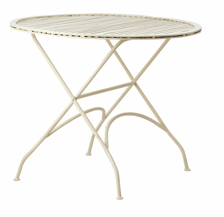 Bord \'Visby\' Rundt 61cm - Hvit i gruppen Møbler / Utendørsmøbler / Hagebord hos Reforma (797-731-05)