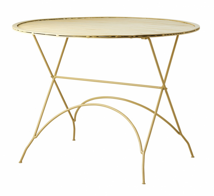 Bord \'Visby\' Rundt 100cm - Gul i gruppen Møbler / Utendørsmøbler / Hagebord hos Reforma (797-734-07)