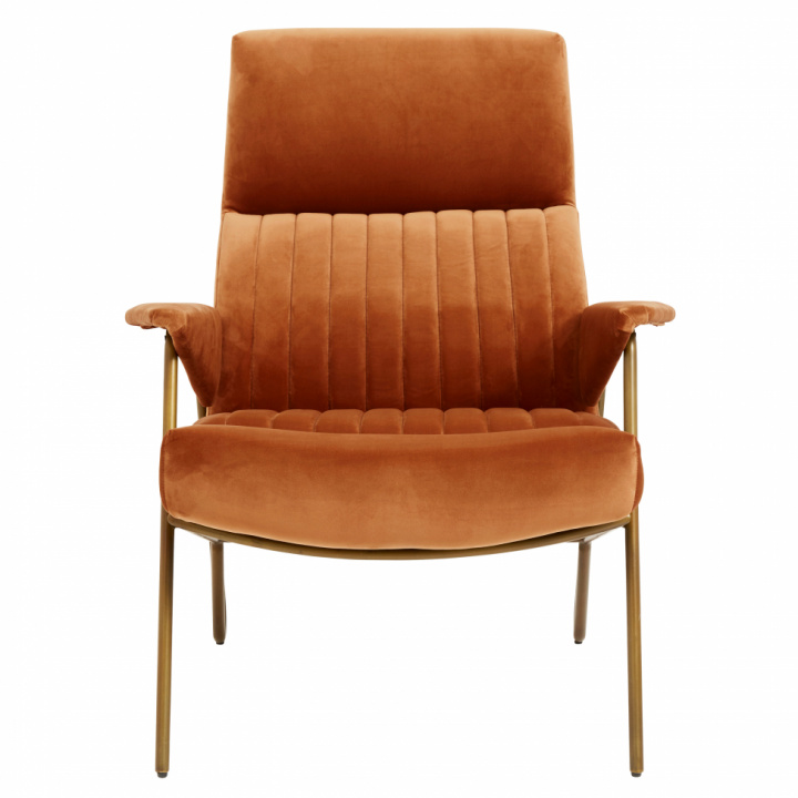 Lenestol \'Ibex\' - Terracotta i gruppen Møbler / Sittemøbler / Lenestoler hos Reforma (8001)