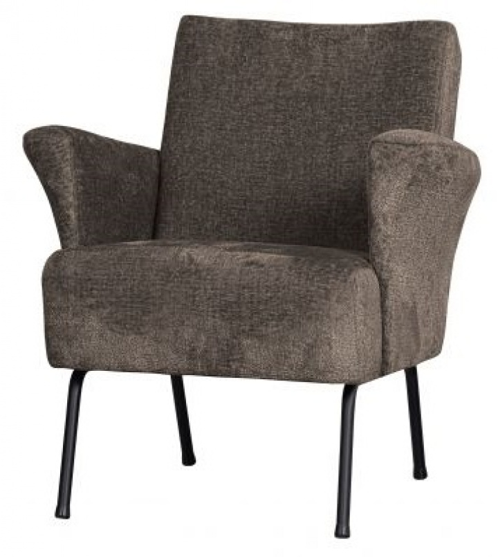 Lenestol 'Muse' - Grå/Brun