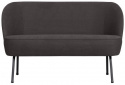 Sofa \'Vogue\' Grå vevd stoff