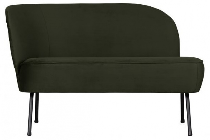 Lenestol \'Vogue\' - Mørkegrønn sammet - Venstre i gruppen Møbler / Sittemøbler / Lenestoler hos Reforma (801177-D)