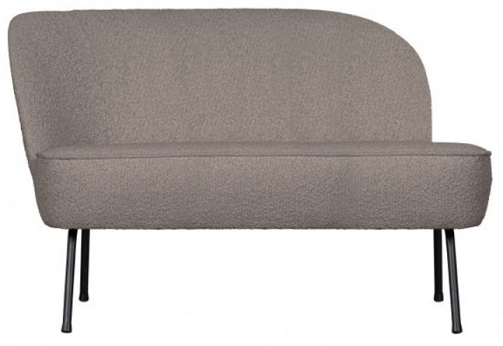 Lenestol \'Vogue\' - Nougatfarget bouclé - Venstre i gruppen Møbler / Sittemøbler / Lenestoler hos Reforma (801177-NO)