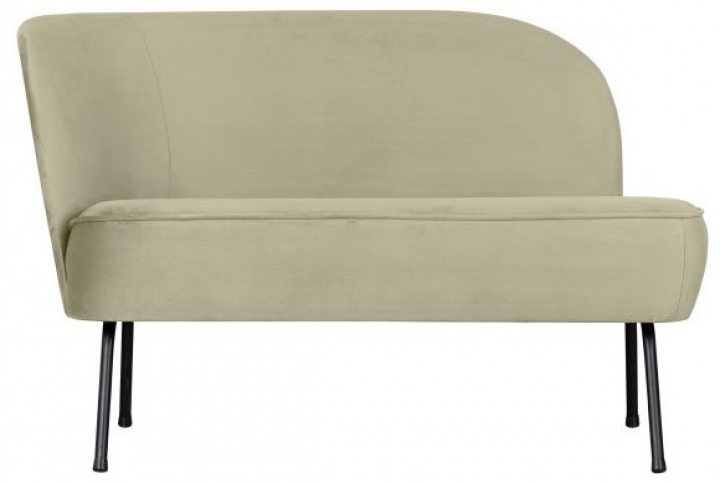 Lenestol \'Vogue\' - Pistasje-farget sammet - Venstre i gruppen Møbler / Sittemøbler / Lenestoler hos Reforma (801177-P)