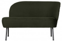 Lenestol \'Vogue\' - Mørkegrønn sammet - Høyre