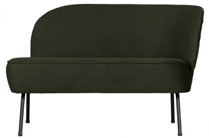 Lenestol \'Vogue\' - Mørkegrønn sammet - Høyre i gruppen Møbler / Sittemøbler / Lenestoler hos Reforma (801178-D)