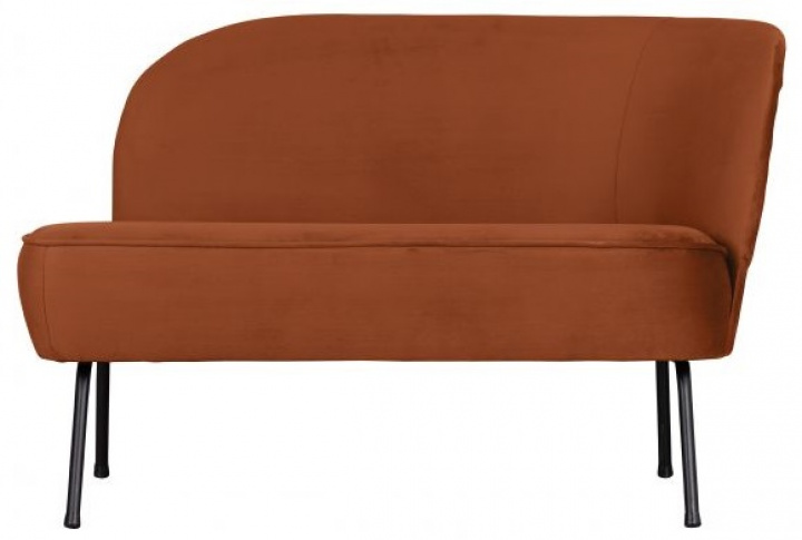 Lenestol \'Vogue\' - Rustfarget sammet - Høyre i gruppen Møbler / Sittemøbler / Lenestoler hos Reforma (801178-R)