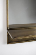 Speilhylle \'Feyza\' Rektangulær - Messing 37x61 cm