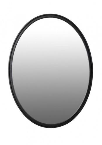 Speil \'Matz\' - Oval svart