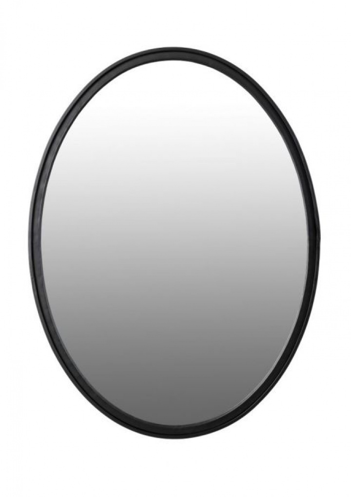 Speil \'Matz\' - Oval svart i gruppen ROM / Gang / Speil hos Reforma (8100037)