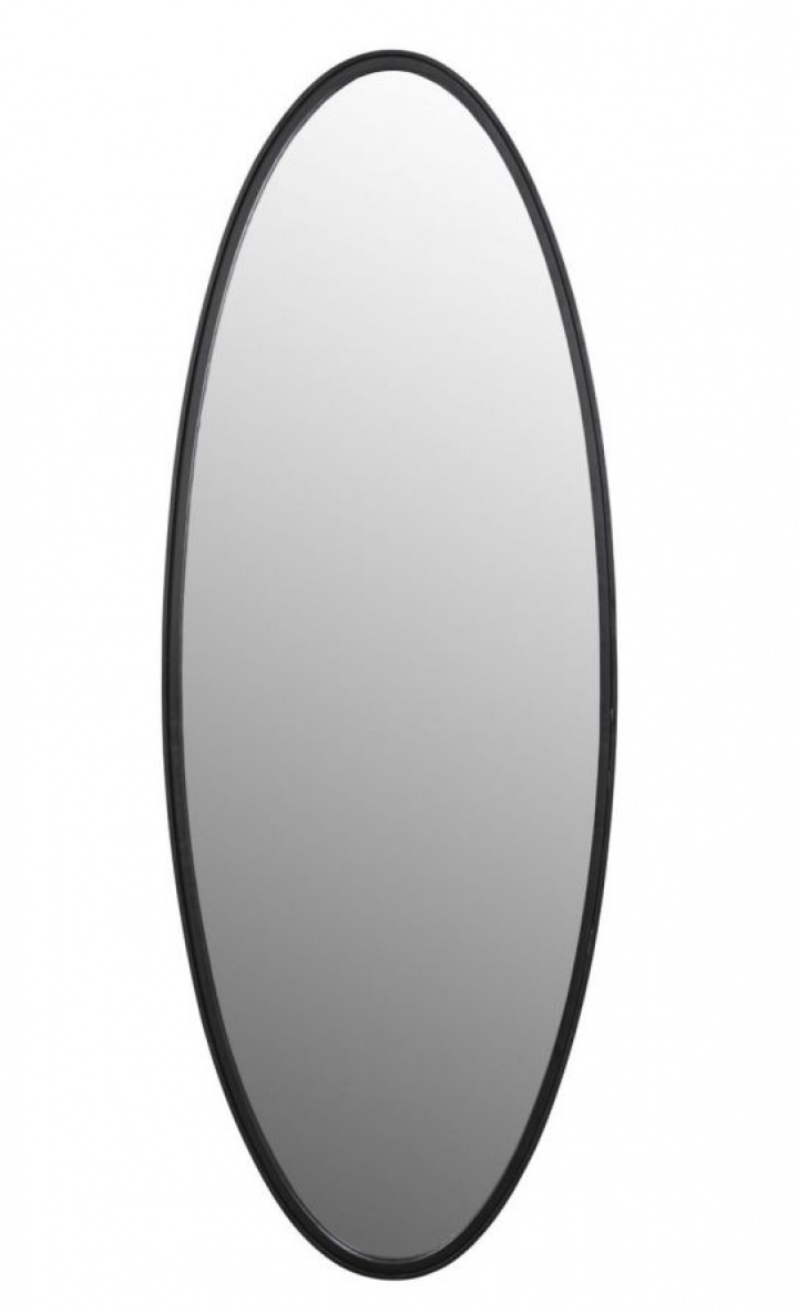Mirror \'Matz\' - Oval Black L i gruppen ROM / Stue / Dekorasjon hos Reforma (8100040)