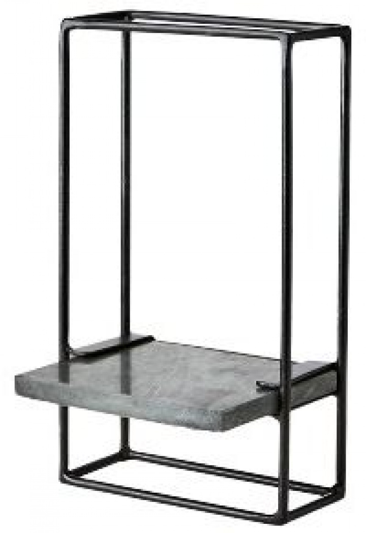 Vegghylle 'Milan' - Svart