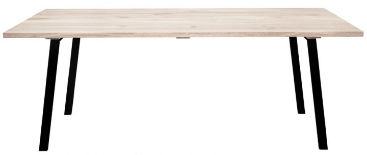 Spisebord 'Cozy' 200x96cm - Eik/Svart 