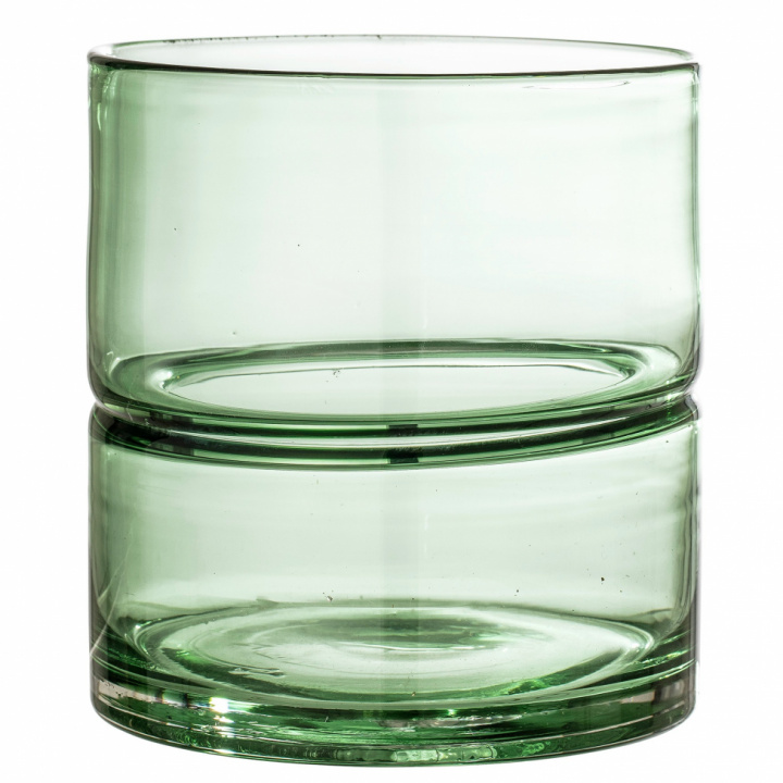 Vase Twist - Grnn / Glass - Bloomingville